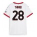 Maillot de foot AC Milan Malick Thiaw #28 Extérieur vêtements Femmes 2024-25 Manches Courtes